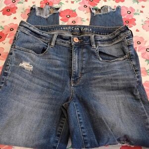 American Eagle AEO Super Stretch Mid Rise Jegging  jeans Women’s Size 12 32W 27L